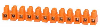 Listwa zaciskowa 12 torowa 10 mm2 pomarańczowa F2.0182