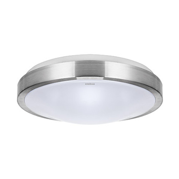 Plafon okrągły srebrny ALEX LED C 12W 840lm 4000K IP44 03562 Strühm