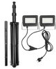 Oprawa warsztatowa na statywie 2x 50W LED 9000lm 1.8m NEO 99-062