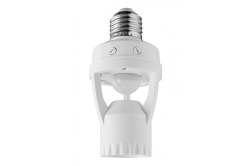 Czujnik ruchu biały zasięg 6m CR-6. 60W E27 240V 360st IP20 GTV CR-CR6000-00