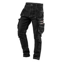 Spodnie robocze 5-kieszeniowe DENIM czarne rozmiar XS NEO 81-233-XS