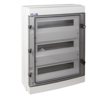 Rozdzielnia natynkowa hermetyczna 3 x 18-mod IP65 RH 36.154 Elektro-Plast