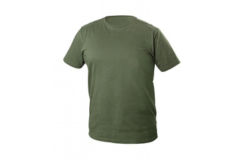 T-shirt bawełniany ciemnozielony S (48) VILS HT5K426-S Hogert