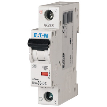 Wyłącznik nadprądowy 1P C 6A Eaton CLS6-C6-DC 247803