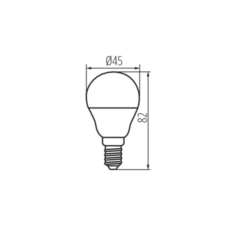 Żarówka LED BILO 6,5W 806lm 4000K E14 Kanlux 26766