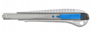 Noż w obudowie aluminiowej z ostrzem łamanym 18 mm Hogert HT4C636
