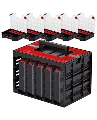 Szafka przenośna z 5-organizerami TAGER Kistenberg KTC30256B-S411
