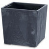 Doniczka z wkładem antracytowa beton efekt URBI SQUARE LOW DURS240LE-S433