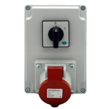 Zestaw instalacyjny z gniazdem JURATA 32A/5P 0-1 AEP