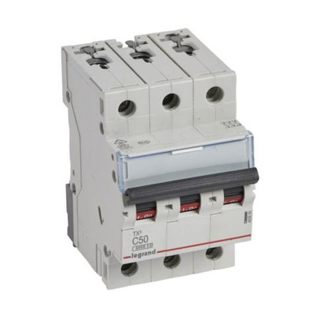 Wyłącznik nadprądowy 3P C 50A TX3 Legrand 403550 