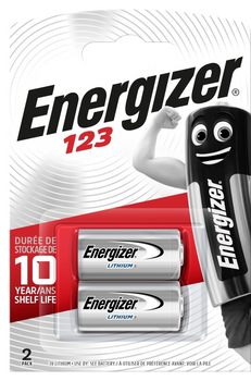 Bateria alkaiczna do aparatów CR123 3V Energizer  opk=2szt