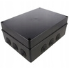 Puszka natynkowa hermetyczna czarna IP65 300 x 220 x 120mm Pawbol S-BOX 516CZ