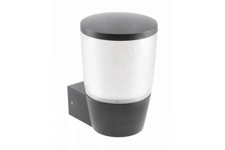 Oprawa ogrodowa kinkiet prosty górny czarna TORO-AU 15W E27 IP54 GTV OS-TOR0AU-00