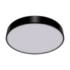 Plafon okrągły czarny TOTEM LED C 16W 1510lm 4000K IP20 03926 Strühm