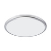 Plafon hermetyczny srebrny PLANAR LED 18W 1980lm 4000K Ideus 03839
