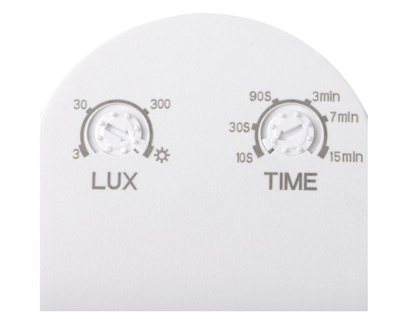 Czujnik ruchu biały 1200VA 12mb 120st. IP65 PIR ALER N-W Kanlux 37362
