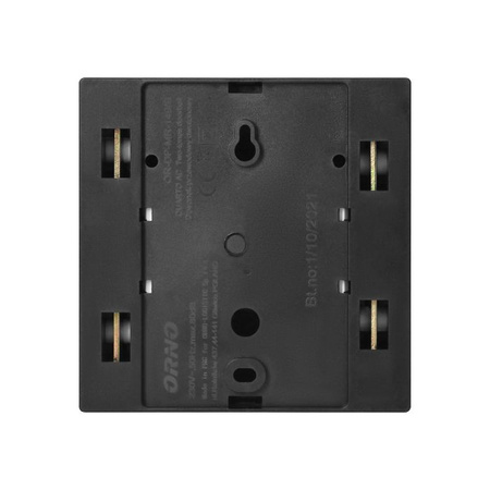 Dzwonek elektromechaniczny dwutonowy czarny QUARTO Orno OR-DP-MR-149/B 
