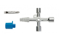 Kluczyk uniwersalny do szafek rozdzielczych 9-końcówek Hogert HT1W761