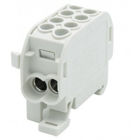 Złączka szynowa szara HLS 100A-2 (1x25,1x16 / 1x25,1x16) F-elektro F2.0520