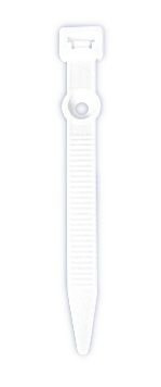 Opaska kablowa na kołek 76mm biała UP-Z-18 12.18 50szt. Elektro-Plast