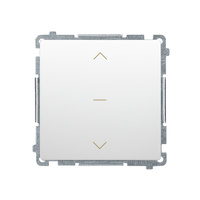 Łącznik żaluzjowy trójpozycyjny 1-0-2 biały Basic BMZW1K.01/11 Kontakt-Simon