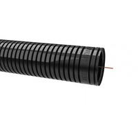 Rura karbowana RKGS 25 czarna 750N z pilotem 50m 444050 AKS