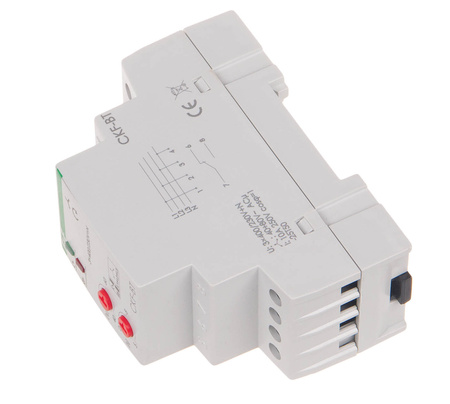 Przekaźnik kolejności, zaniku i asymetrii faz 10A 1P 0,5-5sek 40-80V F&F CKF-BT