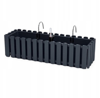 Doniczka balkonowa prostokątna antracytowa BOARDEE FENCYCASE W DDEF600W-S433