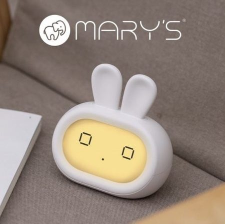 Lampka nocna dziecięca LED królik szary MW20729