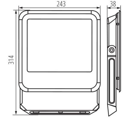 Naświetlacz IQ-LED 90W 10800K 4000K IP65 Kanlux 33884
