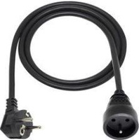 Przedłużacz z uziemieniem czarny 1-gniazdo 5m OMY 3x1 Elgotech EPS-105-2