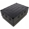 Puszka natynkowa hermetyczna czarna IP65 300 x 220 x 120mm Pawbol S-BOX 516CZ