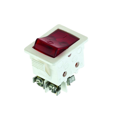 Łącznik kołyskowy z podświetleniem /zaciski śrubowe/ biały ŁKD-2N-1 Elgotech