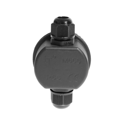 Puszka natynkowa hermetyczna IP66 okrągła 3x1,5mm Plastrol W-00402