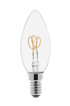Żarówka LED FILAMENT SPIN 3,0W 165lm 2200K C35, E14 360st GTV LD-C35FLS3-22