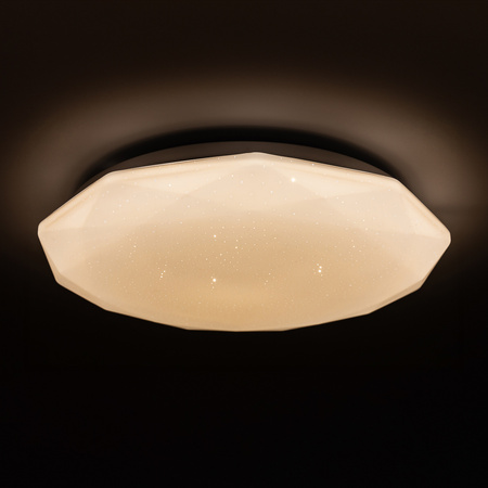 Plafon okrągły biały natynkowy LED star sky 20W 2100lm 4000K IP20 DIAMENT VS-80058