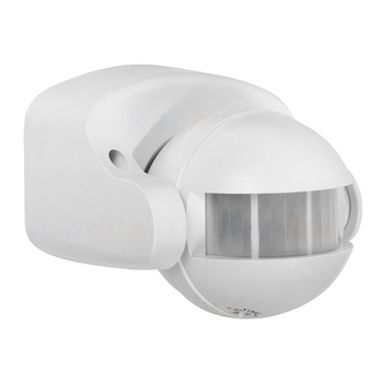 Czujnik ruchu biały 1000w 180st IP44 PIR ALER JQ-30-W Kanlux 460