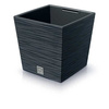 Doniczka z wkładem antracytowa FURU Square Low DFS300-S433