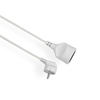 Przedłużacz z uziemieniem biały 1-gniazdo 3m OMY 3x1 Elgotech EPS-103