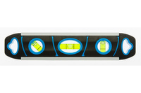 Poziomica aluminiowa torpedo 22.2 cm 3 libelki Hogert HT4M040