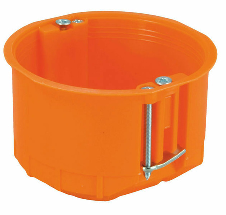 Puszka podtynkowa płytka regips 60mm pomarańczowa P60KF Simet 31040008