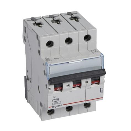 Wyłącznik nadprądowy 3P C 25A TX3 Legrand 403547 