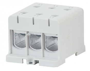 Złączka szynowa  3-torowa 3 x 3 x 150mm2 Al/Cu szara F-Elektro F2.0323