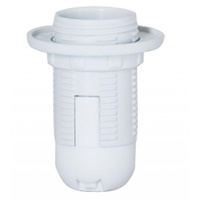 Oprawka termoplastyczna biała z kołnierzem E14-1 F-elektro F4.0105