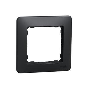 Ramka 1-krotna czarny antracyt Sedna Design SDD314801 Schneider