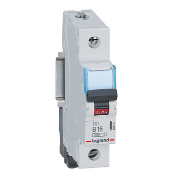 Wyłącznik nadprądowy 1P B 16A TX3 Legrand 403357