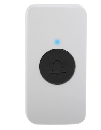 Dzwonek bezprzewodowy biały learning system 230V 38 dzwięków 4 poziomy głośności Plastrol W-04516