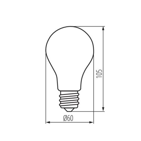 Żarówka LED XLED 10W 1520lm 4000K A60 E27 29616