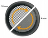 Sito do przesiewania ziemi okrągłe czarne GARDEN SIEVE ISIO370-S411