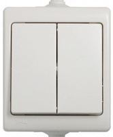 Łącznik świecznikowy natynkowy biały IP44 VENA 150405